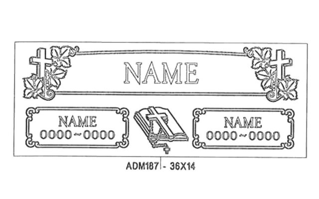 monument design by Monroe Monuments in Northern New Jersey — example 282