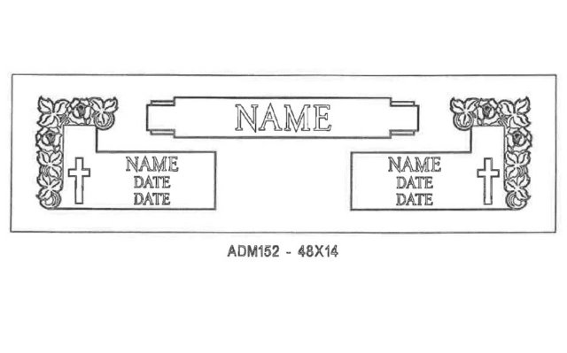 monument design by Monroe Monuments in Northern New Jersey — example 283