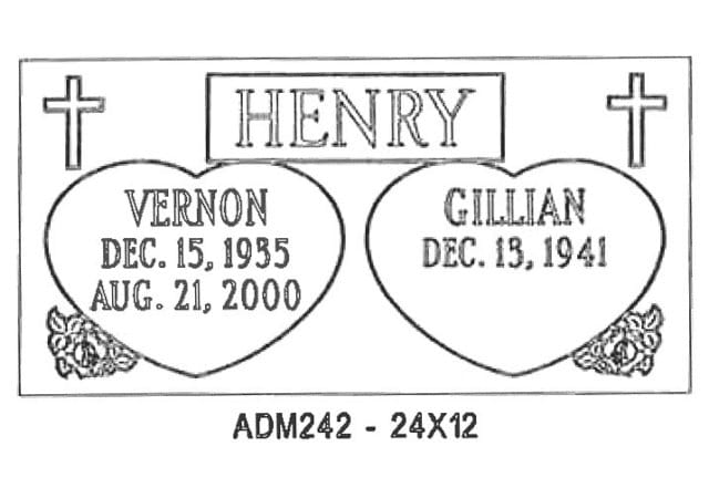 monument design by Monroe Monuments in Northern New Jersey — example 296
