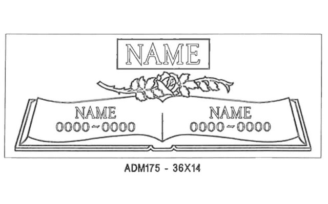 monument design by Monroe Monuments in Northern New Jersey — example 300