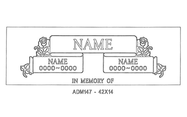monument design by Monroe Monuments in Northern New Jersey — example 301