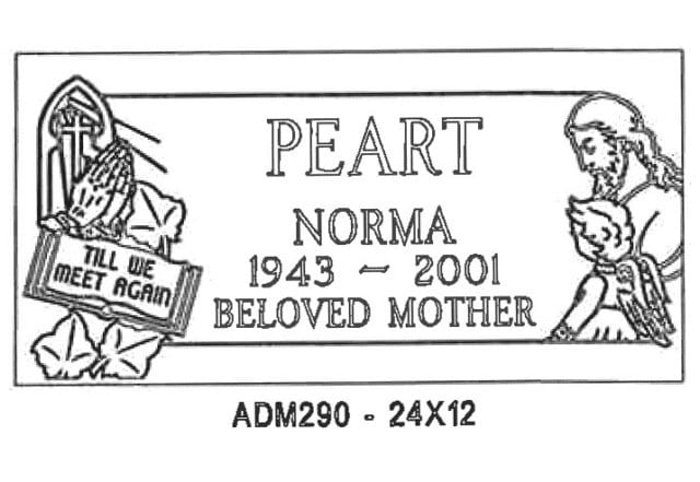 monument design by Monroe Monuments in Northern New Jersey — example 304