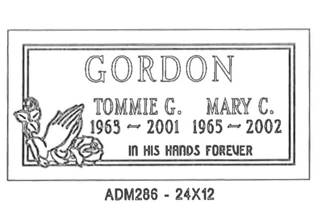monument design by Monroe Monuments in Northern New Jersey — example 305