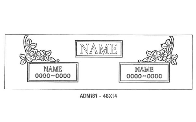 monument design by Monroe Monuments in Northern New Jersey — example 315