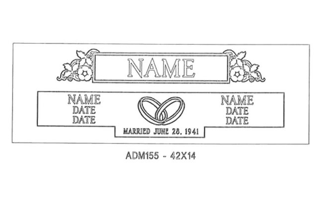 monument design by Monroe Monuments in Northern New Jersey — example 316