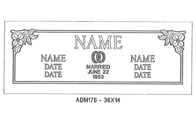 monument design by Monroe Monuments in Northern New Jersey — example 317