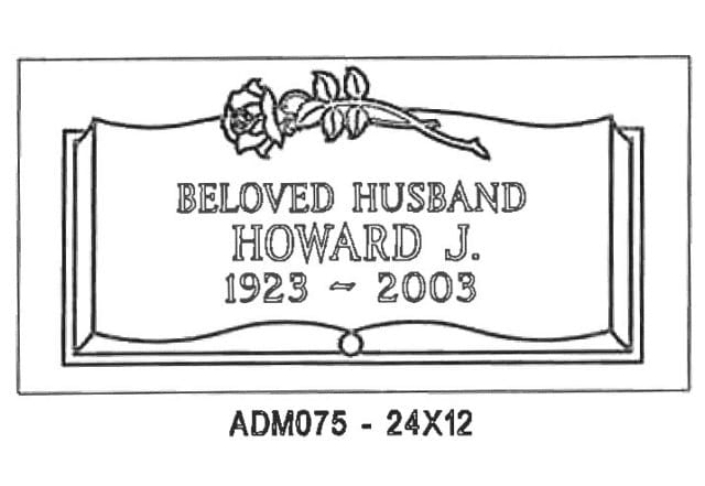 monument design by Monroe Monuments in Northern New Jersey — example 319