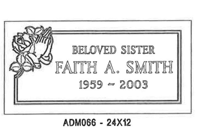 monument design by Monroe Monuments in Northern New Jersey — example 320