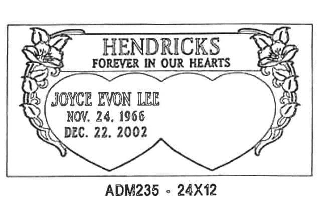 monument design by Monroe Monuments in Northern New Jersey — example 323