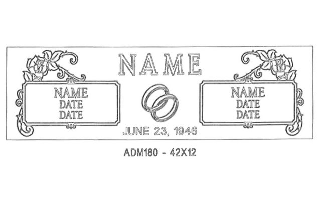 monument design by Monroe Monuments in Northern New Jersey — example 324