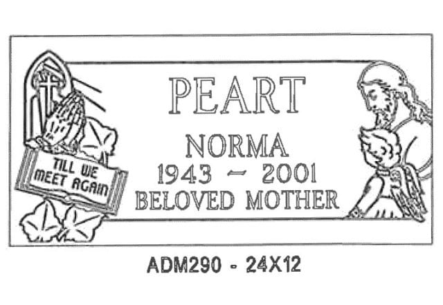 monument design by Monroe Monuments in Northern New Jersey — example 326