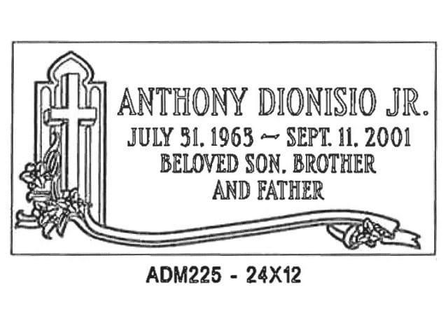 monument design by Monroe Monuments in Northern New Jersey — example 328