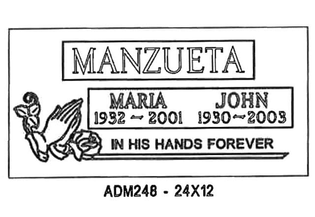 monument design by Monroe Monuments in Northern New Jersey — example 336