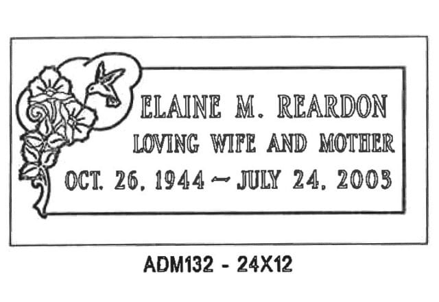 monument design by Monroe Monuments in Northern New Jersey — example 339
