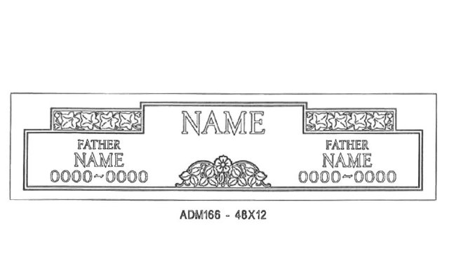 monument design by Monroe Monuments in Northern New Jersey — example 340