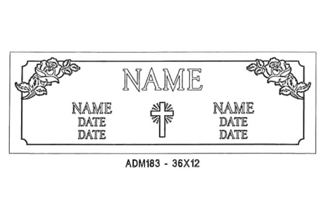 monument design by Monroe Monuments in Northern New Jersey — example 342