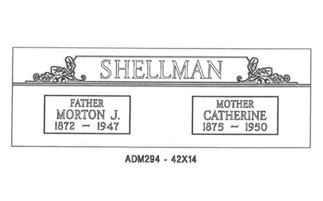 monument design by Monroe Monuments in Northern New Jersey — example 351