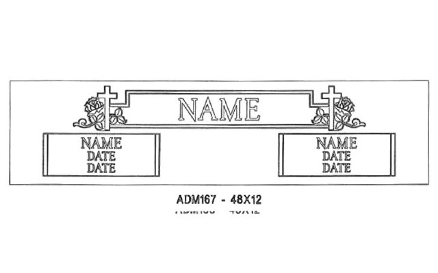 monument design by Monroe Monuments in Northern New Jersey — example 352