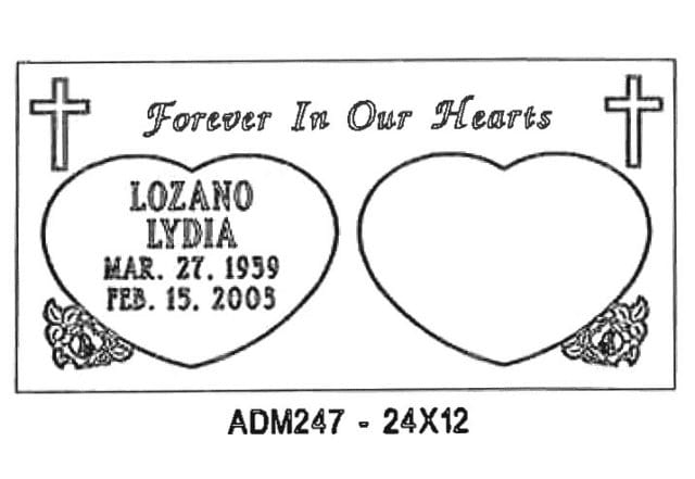 monument design by Monroe Monuments in Northern New Jersey — example 356
