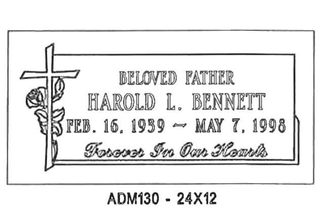 monument design by Monroe Monuments in Northern New Jersey — example 362