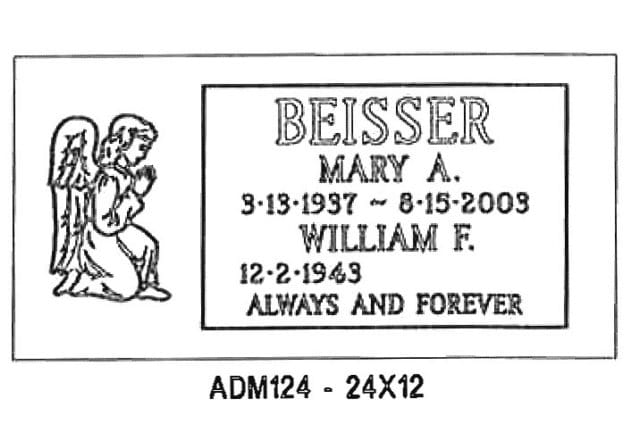 monument design by Monroe Monuments in Northern New Jersey — example 364