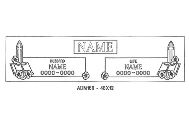 monument design by Monroe Monuments in Northern New Jersey — example 366