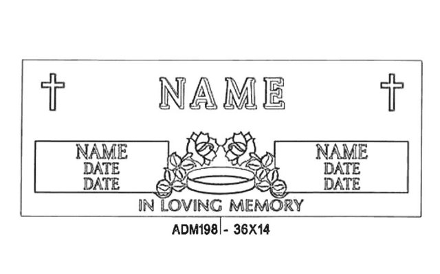 monument design by Monroe Monuments in Northern New Jersey — example 367