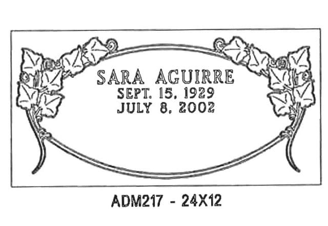 monument design by Monroe Monuments in Northern New Jersey — example 382