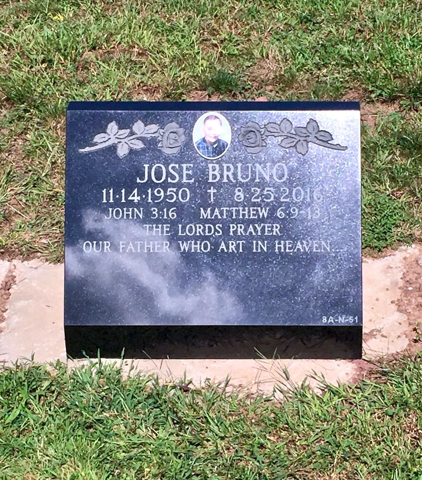 Slant Headstones Dealer in New Jersey — example