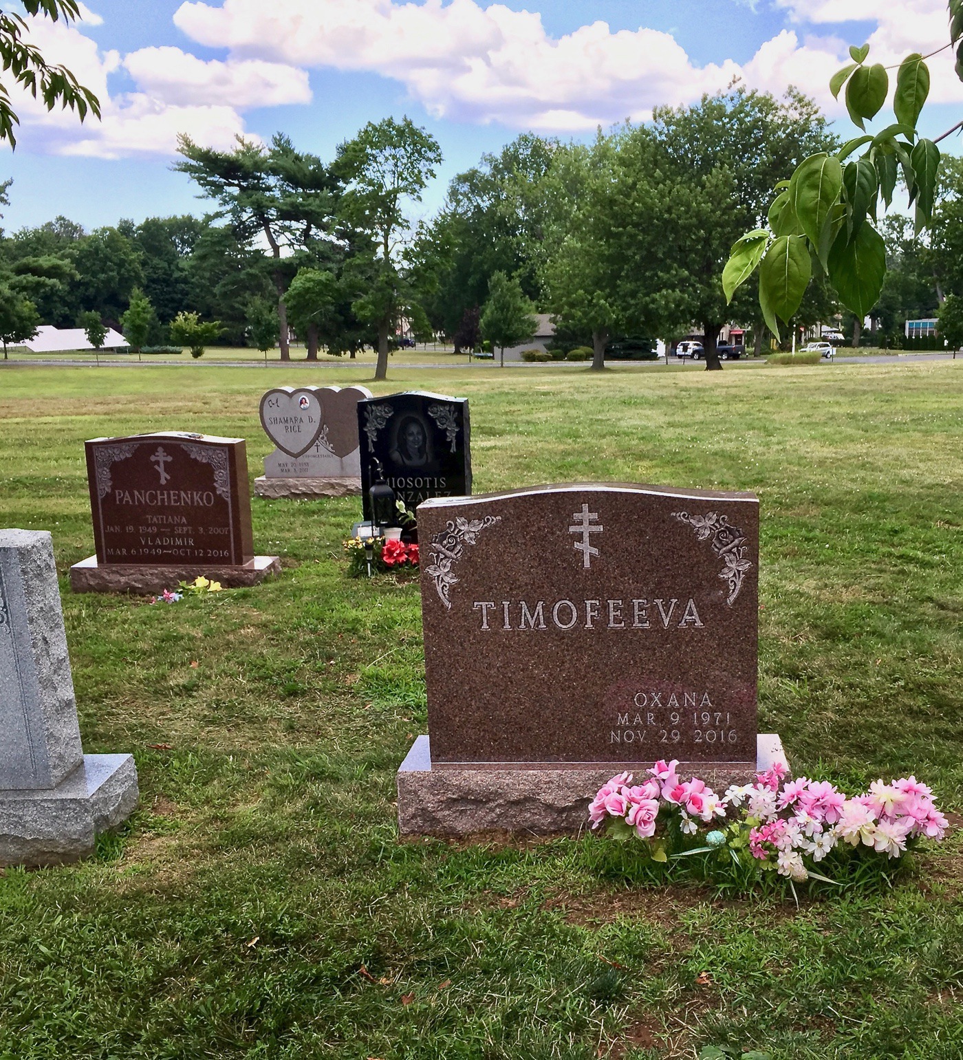 companion double headstone by Monroe Monuments in Northern New Jersey — example 6